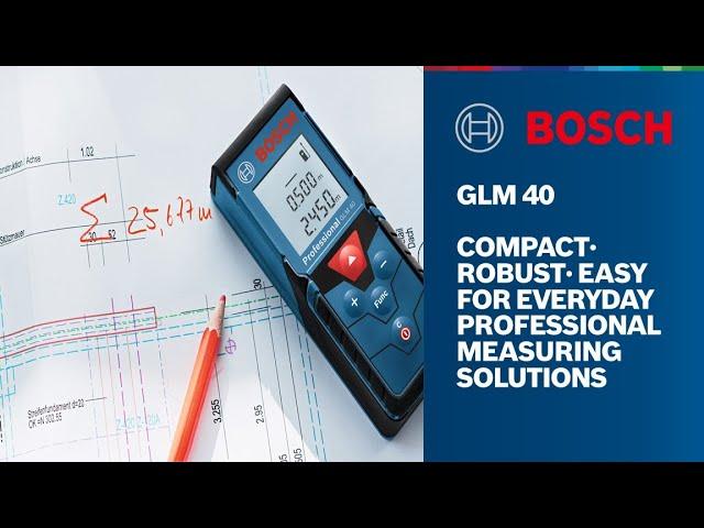 Bosch Laser Measure - GLM 40 Professional Range Meter