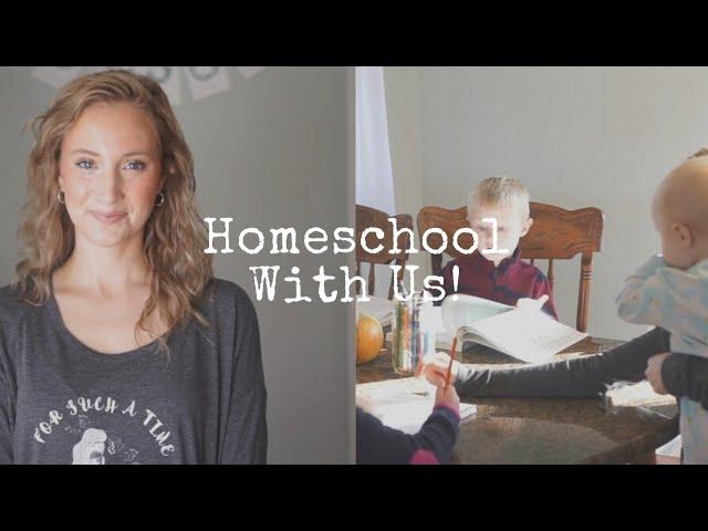 Homeschool With Us || How We Homeschool Kindergarten and Preschool