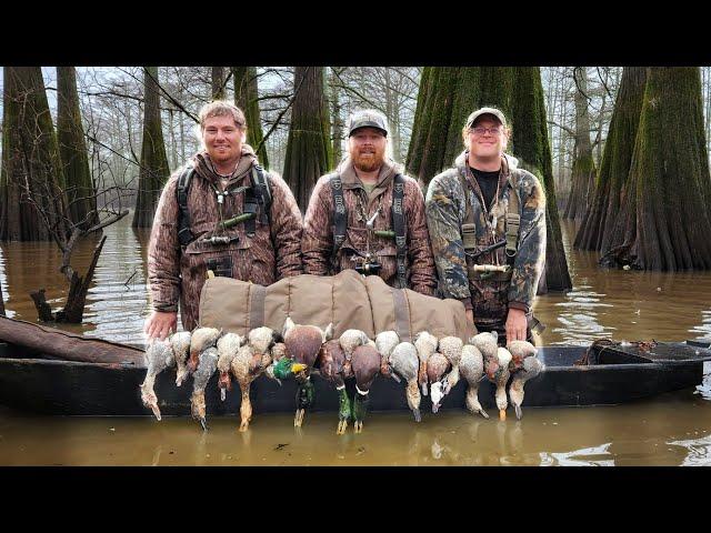 EPIC Rainout in the CYPRESS (Limits) - Arkansas Duck Hunting