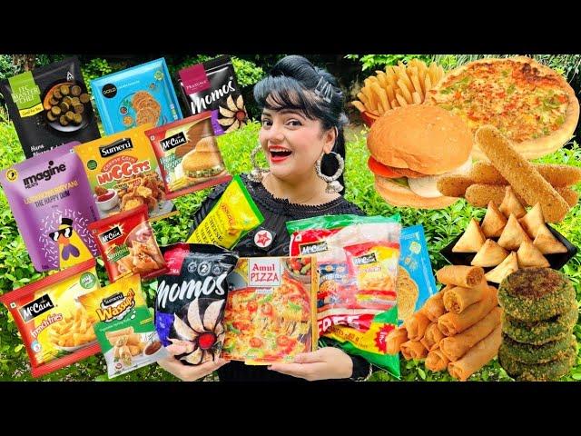 Trying Every Frozen Food | Food Vlog