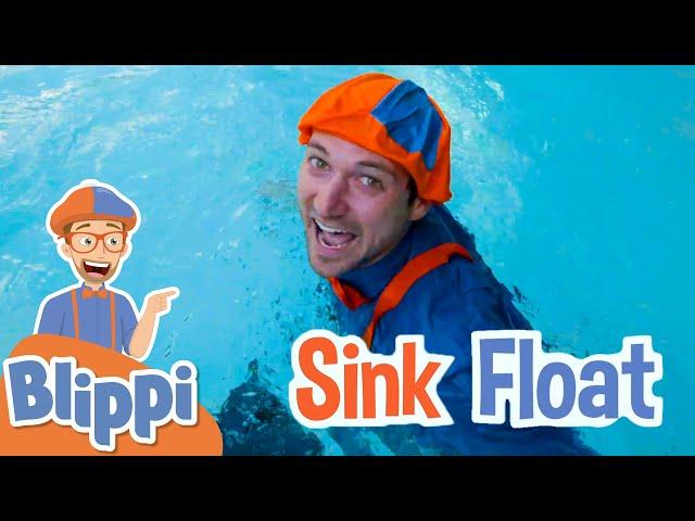 Sink or Float with Blippi! | Cool Science Experiment for Kids | Educational Videos For Toddlers