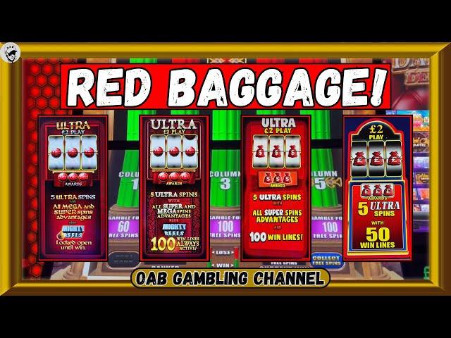 NOW THIS IS BEING GREEDY! Red Bag Slottage On Seven Slots!