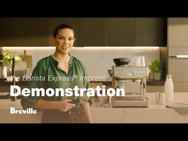 The Barista Express® Impress | Third wave specialty coffee at your fingertips | Breville AU