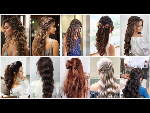 Party hairstylesEasy and Simple Hairstyles for medium  &long hairopen hair Bridal hairstyle