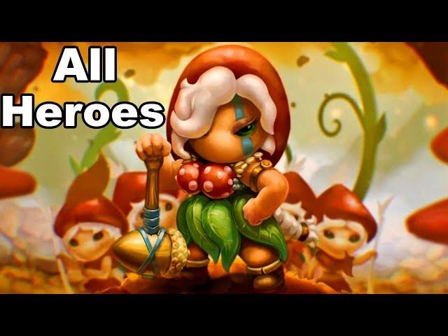 Mushroom wars 2 all hero