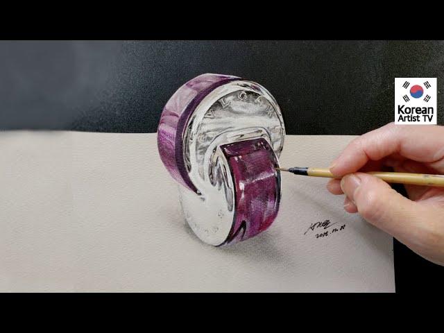 Drawing a perfume bottle