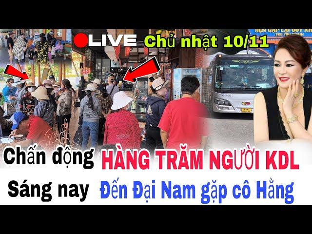 Tin Chấn động sáng chủ nhật 10/11 hàng trăm khách đến KDL Đại Nam tham quan và muốn gặp cô Hằng