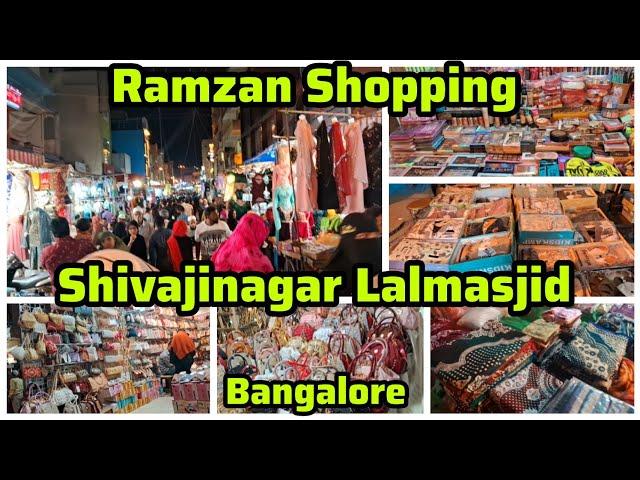 Shivajinagar Street shopping Bangalore lalmasjid ki galli | Ramzan shopping | @Seemashabbirvlogs