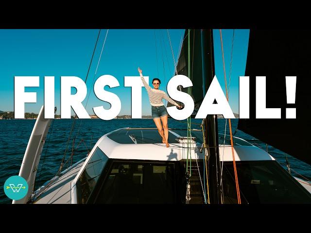 First Ever HH44 Hybrid Electric Catamaran