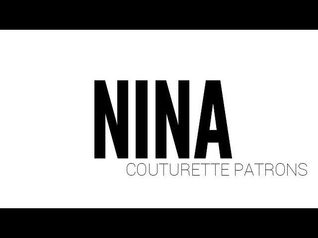 NINA - PATRON COUTURETTE - LOOKBOOK