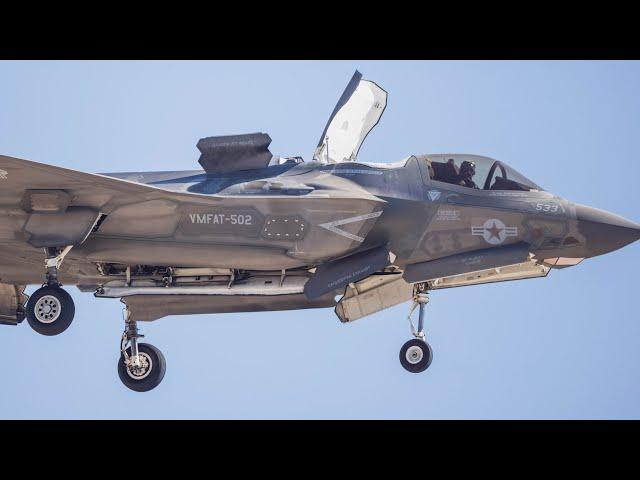 F-35B and F-22: America’s Best Fighter Jets at the America’s Airshow 2024