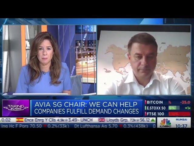 Avia Solutions Group Chairman, Gediminas Ziemelis, interviewed live on CNBC