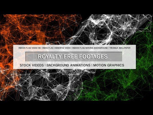 Indian Flag Stock Video Footage download - Indian flag video HD | India flag animated moving videos