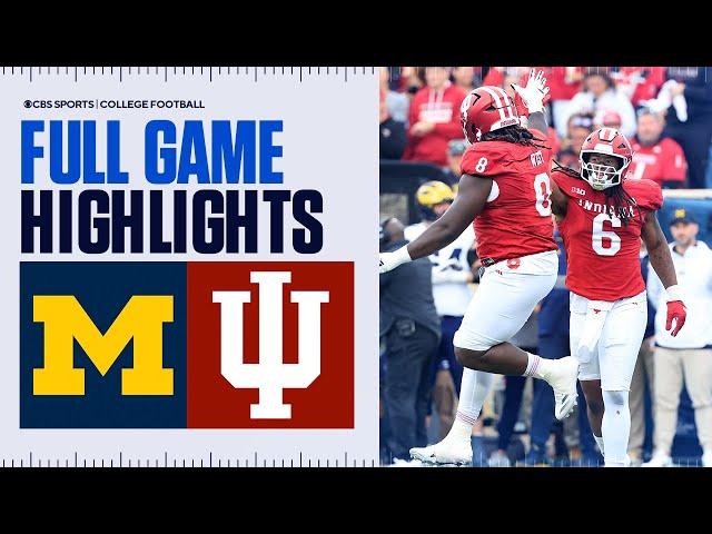 No. 8 Indiana vs Michigan: FULL GAME HIGHLIGHTS | Big Ten on CBS