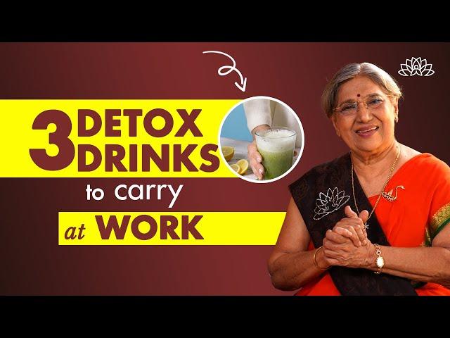 Detox on the Go: 3 Easy Drinks to Take to Work | Clean Eating | Healthy Eating | Detox Drink Recipe