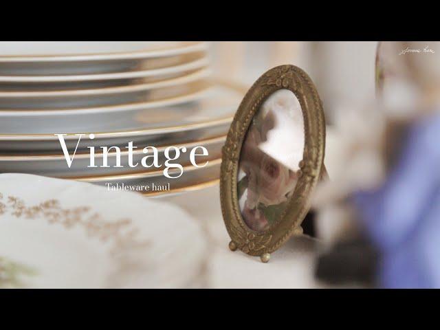 My tableware haul l Paris vanves flea market shopping tips