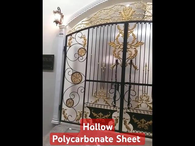AROMA ENGINEERING: Before and After Polycarbonate Sheet Fitting on Main Gate