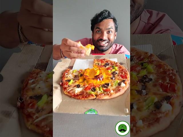 Domino’s New Cheese Volcano Pizza | Veggie Paaji #foodshorts #pizza