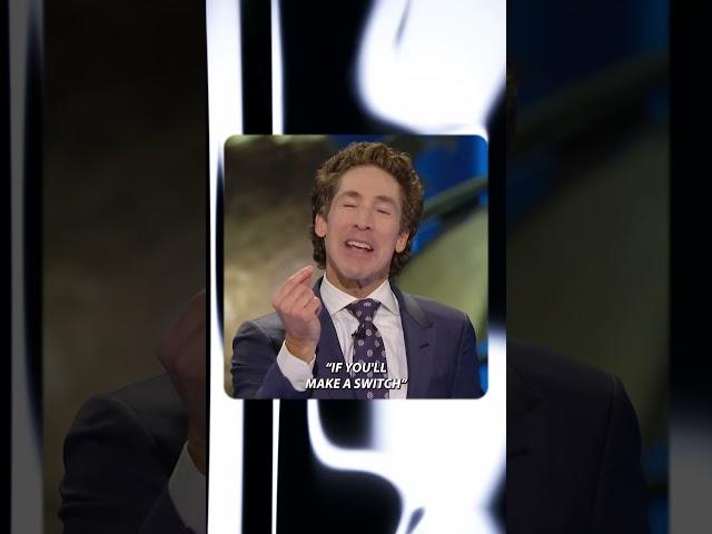 Make A Switch | | Dealing with Negative Thoughts | Joel Osteen #shorts