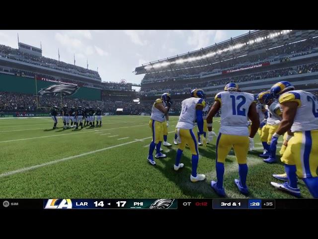 Rams vs Eagles WEEK 3 2025 Full Game simulation Madden 25
