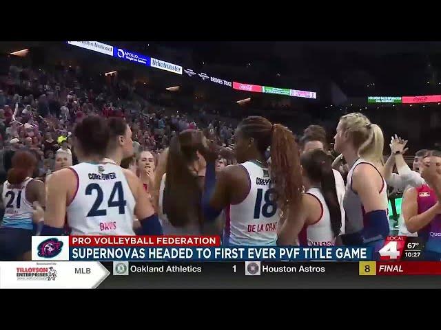 Omaha Supernovas advance to the first ever Pro Volleyball Federation championship game