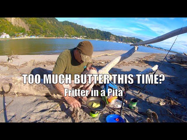 Whitebait Fritter Swimming in Butter - Small Gas Stove