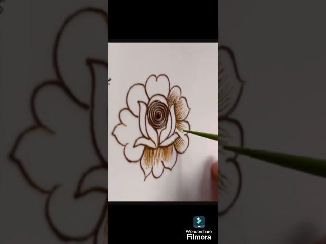 Mehndi flower design|Unique flowers tutorials||Arebic Style mehendi#mehndi @Rahulsainipainter