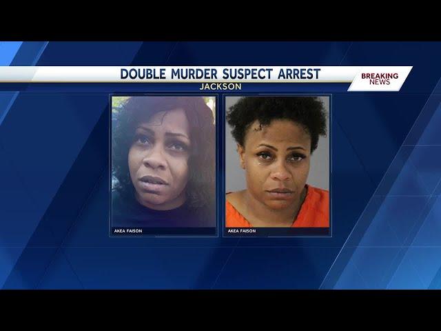 Woman wanted for double murder arrested in Jackson