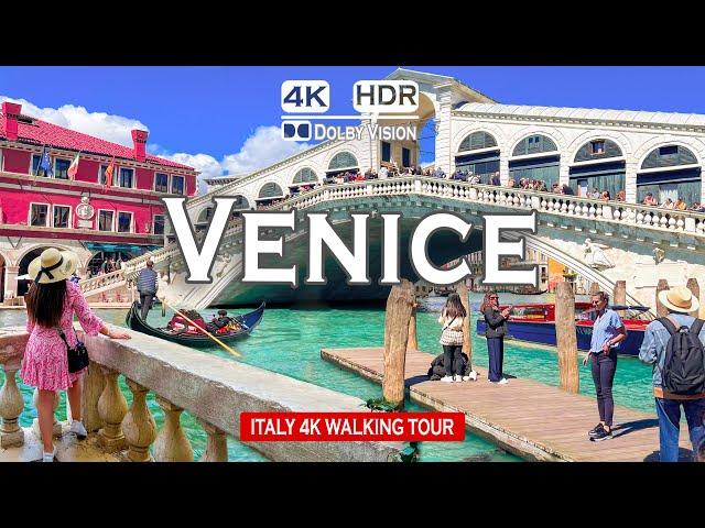 Venice, Italy 4K Walking Tour | Stunning Spring 2024 in HDR