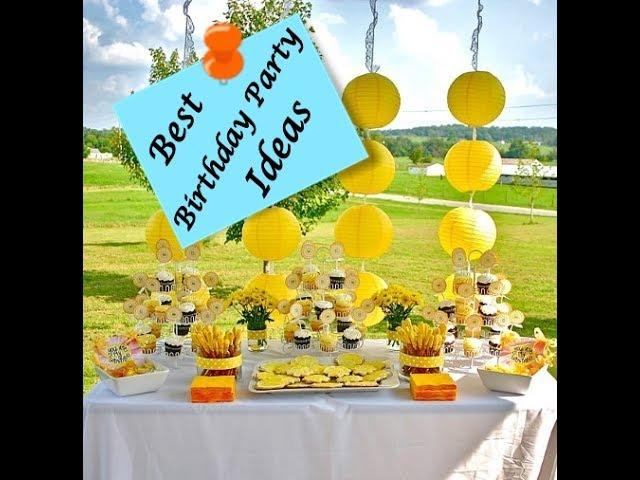 Outdoor Birthday Party Ideas -  View The DIY Decoration Inspirations