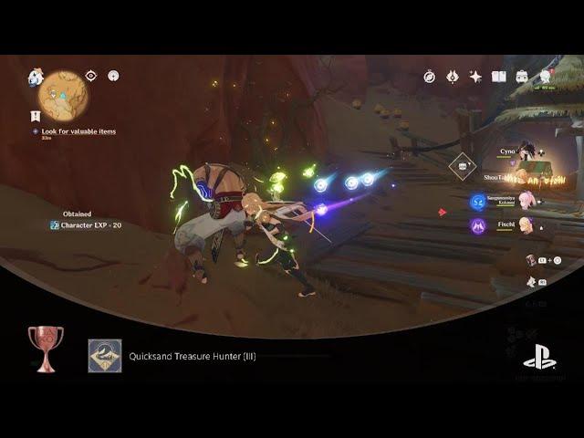 Genshin Impact Quicksand Treasure Hunter