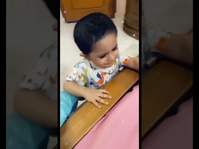 baby watching his father #kids #kidsvideo #shortsvideo #supersis #nooreharam