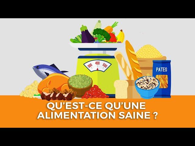 Qu'est-ce qu'une alimentation saine?