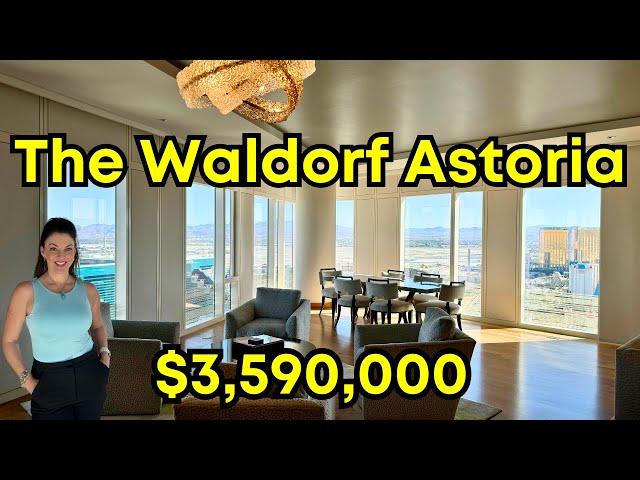 Tour A Dazzling $3.6M Luxury Condo at Waldorf Astoria Las Vegas