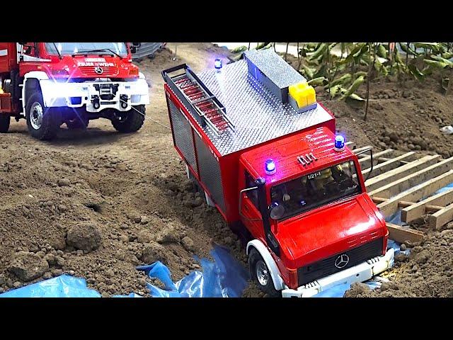 RC Emergency Vehicles Fire Trucks Police Cars Ambulance SWAT Red Cross Truck THW