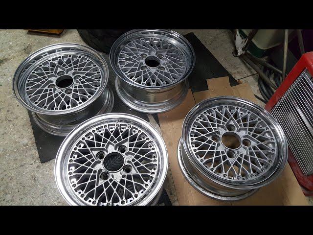 SSR Formula Mesh wheel restoration