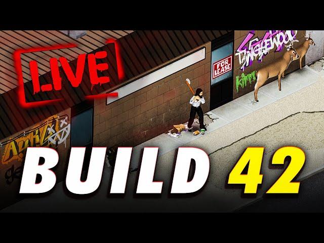 Build 42 is BRUTAL!! -  NEW Project Zomboid Update | Live Gameplay!