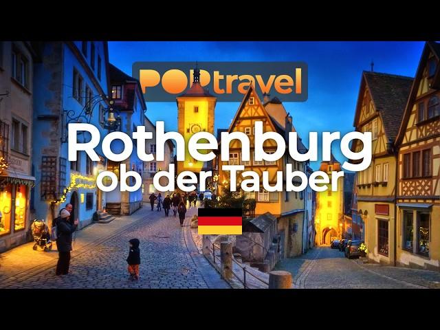 ROTHENBURG ob der Tauber, Germany  - 4K HDR with captions