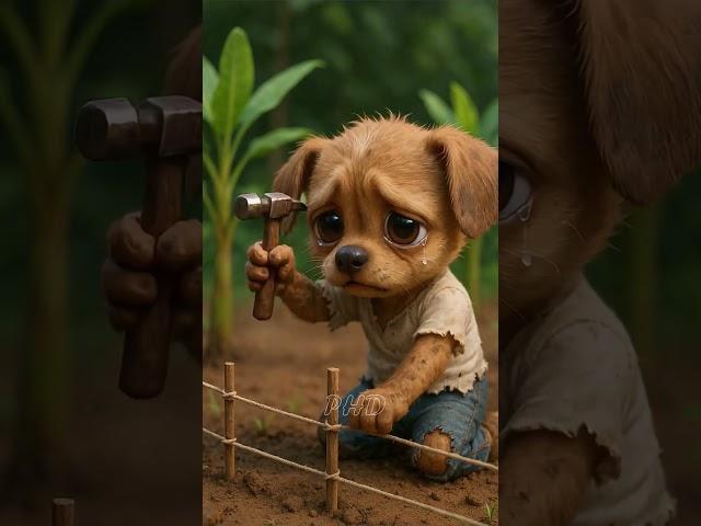 Poor Puppy’s Hard Work Shocked Everyone  | Emotional Heart-Touching Story #PuppyStory #SadPuppy