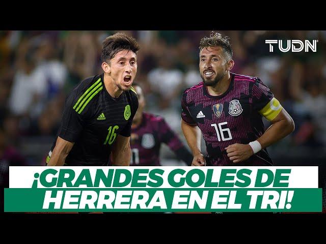 ¡PURO GOLAZO! Los goles de Héctor Herrera con la Selección de México I TUDN