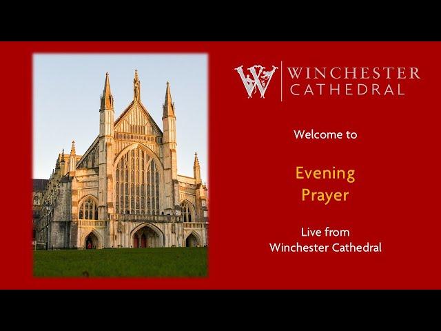 11-28-24 Evening Prayer live from Winchester Cathedral.  