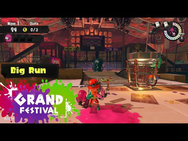 Splatoon 3: Grand Festival - Big Run Footage