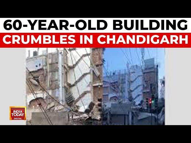 Chandigarh Building Collapse: Four-storey Building Collapses In Sector 17, No Casualties Reported