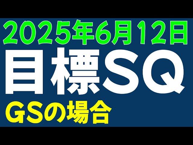 6/12 Nikkei 225 Futures Options GS target SQ is (probably) here