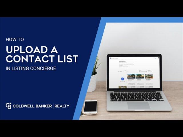 Upload a Contact List in Listing Concierge / Quick Tip