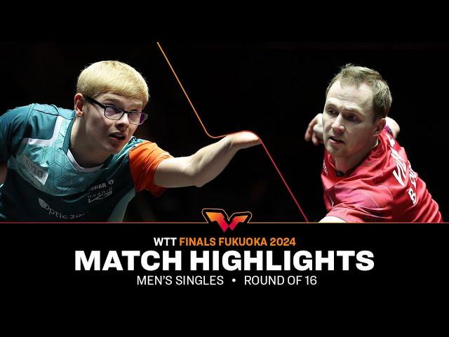 Felix Lebrun vs Benedikt Duda | MS R16 | WTT Finals Fukuoka 2024