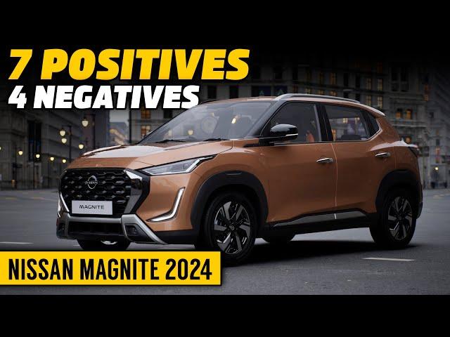 Pros and Cons of Nissan Magnite facelift | Magnite 2024 Positives & Negatives | Magnite 2024 Review