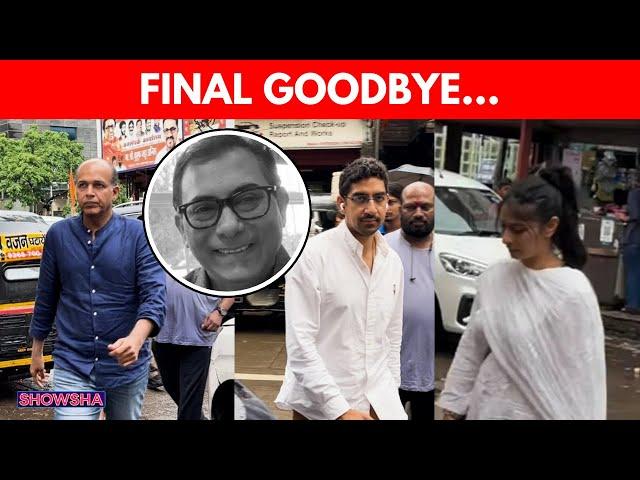 Ayan Mukerji, Tanisha Mukerji & Family Attend Funeral Of Kajol & Rani Mukerji's Uncle Rono Mukherjee