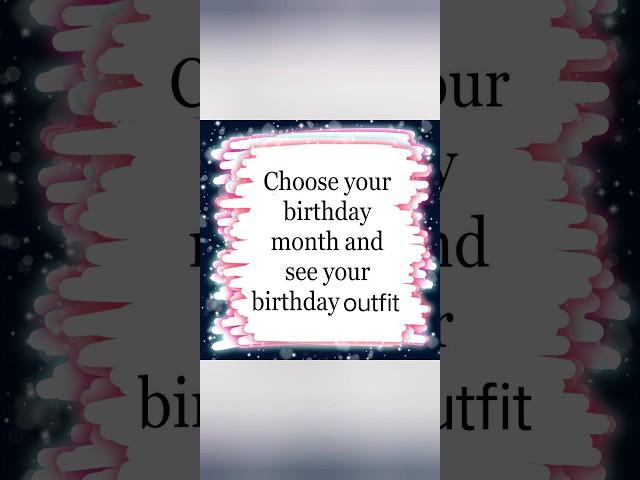 Choose your birthday month and see you birthday outfit #boysversion #shorts #outfitforboys