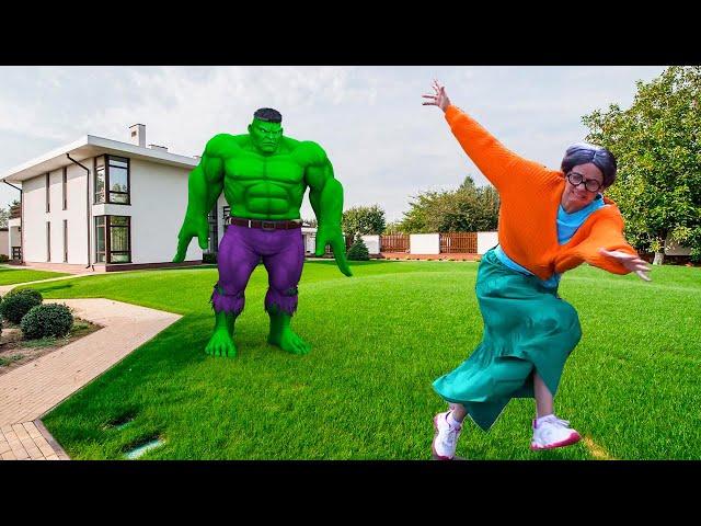 Super Granny VS Superheroes Hulk Iron man Joker & Skibidi Toilet Compilation